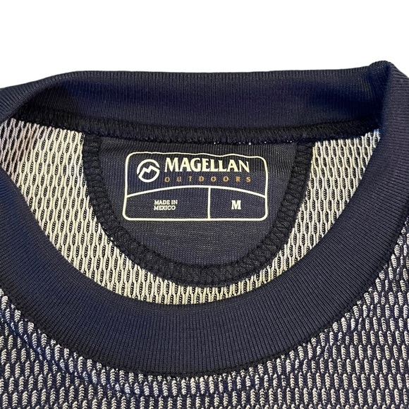 Magellan Outdoors DualFace Layer Navy Long Sleeve Shirt | Men’s M - Picture 2 of 6